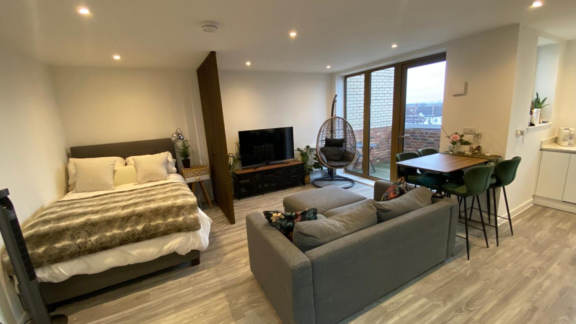 London Luxe: Stylish Studio Esterno foto